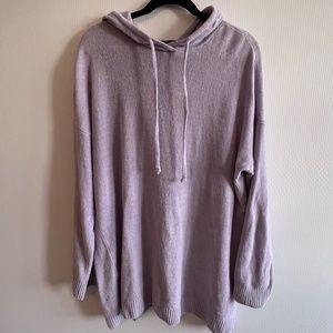 Eileen Fisher velvet knit hoodie